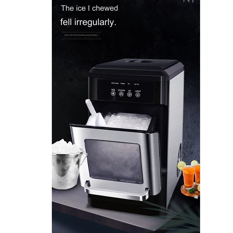 Небольшая автоматическая машина для производства льда 30 кг/24 ч вертикальная