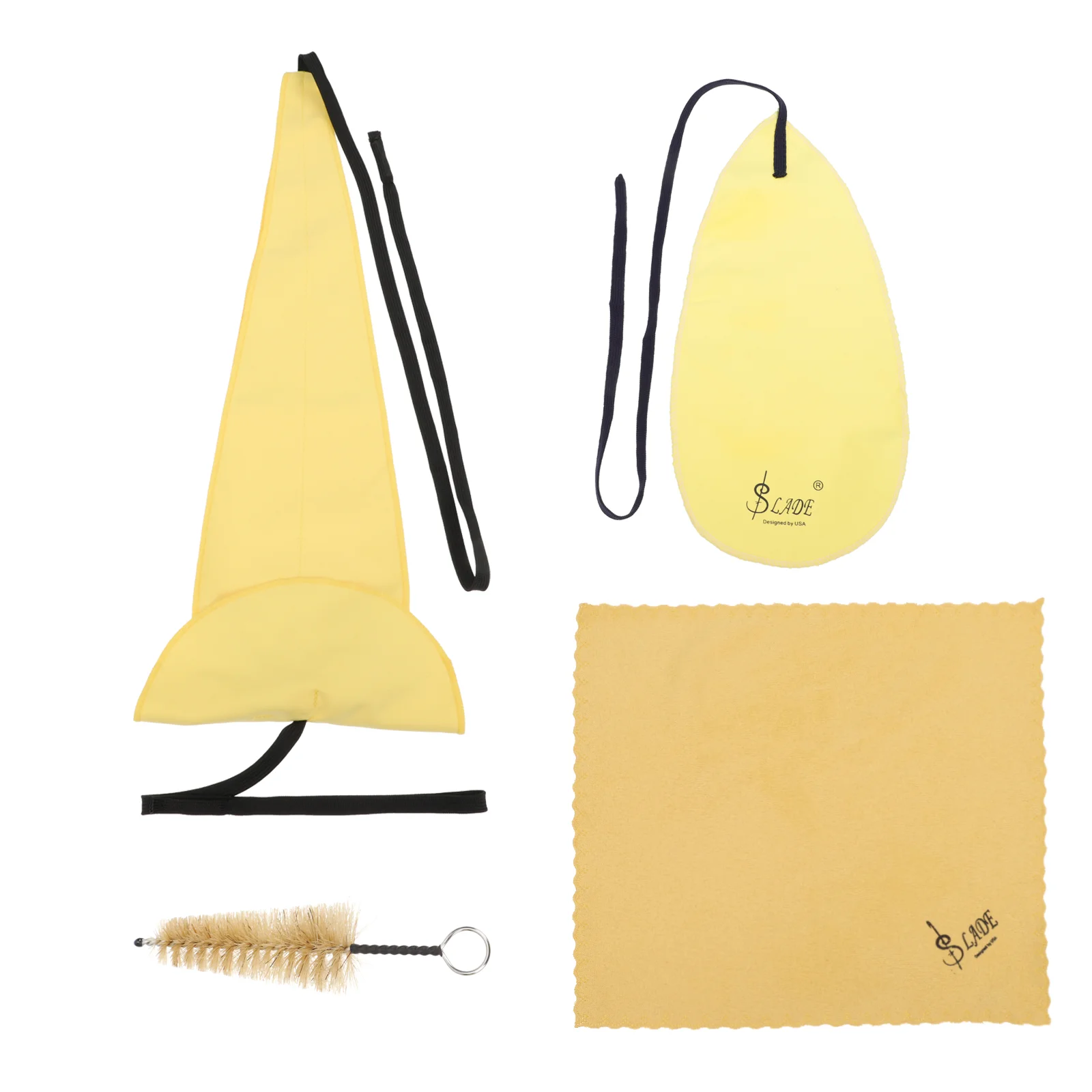 

1 Set Saxophone Cleaning with Case Sax Clean Wipe Sax Clean Brush Saxophone Cleaner Sax Cleaning Cloth