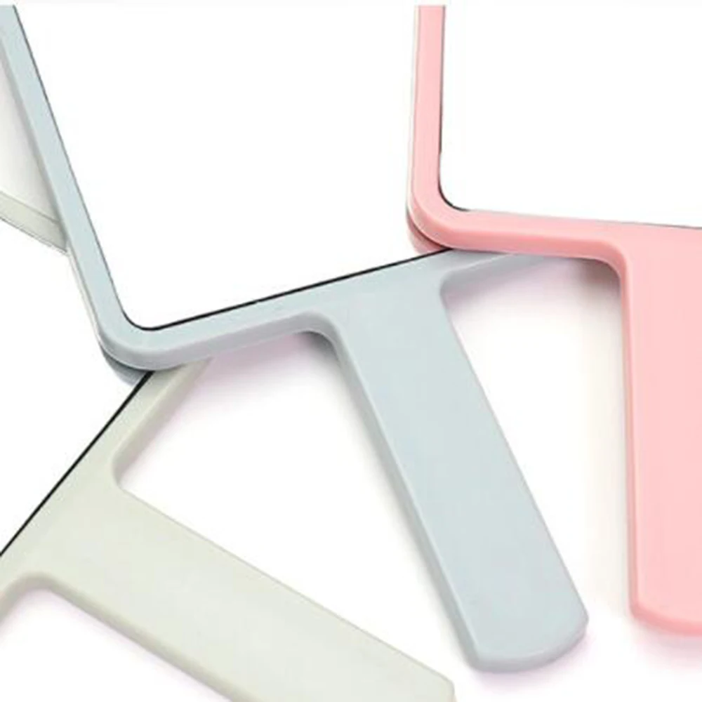 Handheld Makeup Mirror Square Vanity with Handle Hand SPA Salon Compact Mirrors Cosmetic for Women |