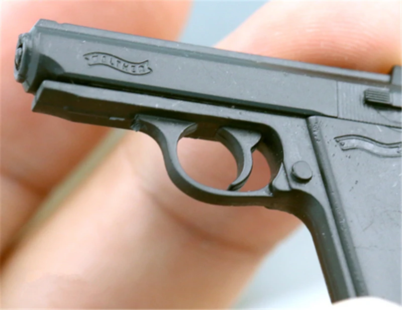 Масштаб 1/6 4D PPK пластиковая модель пистолета аксессуар для солдатиков оружейное