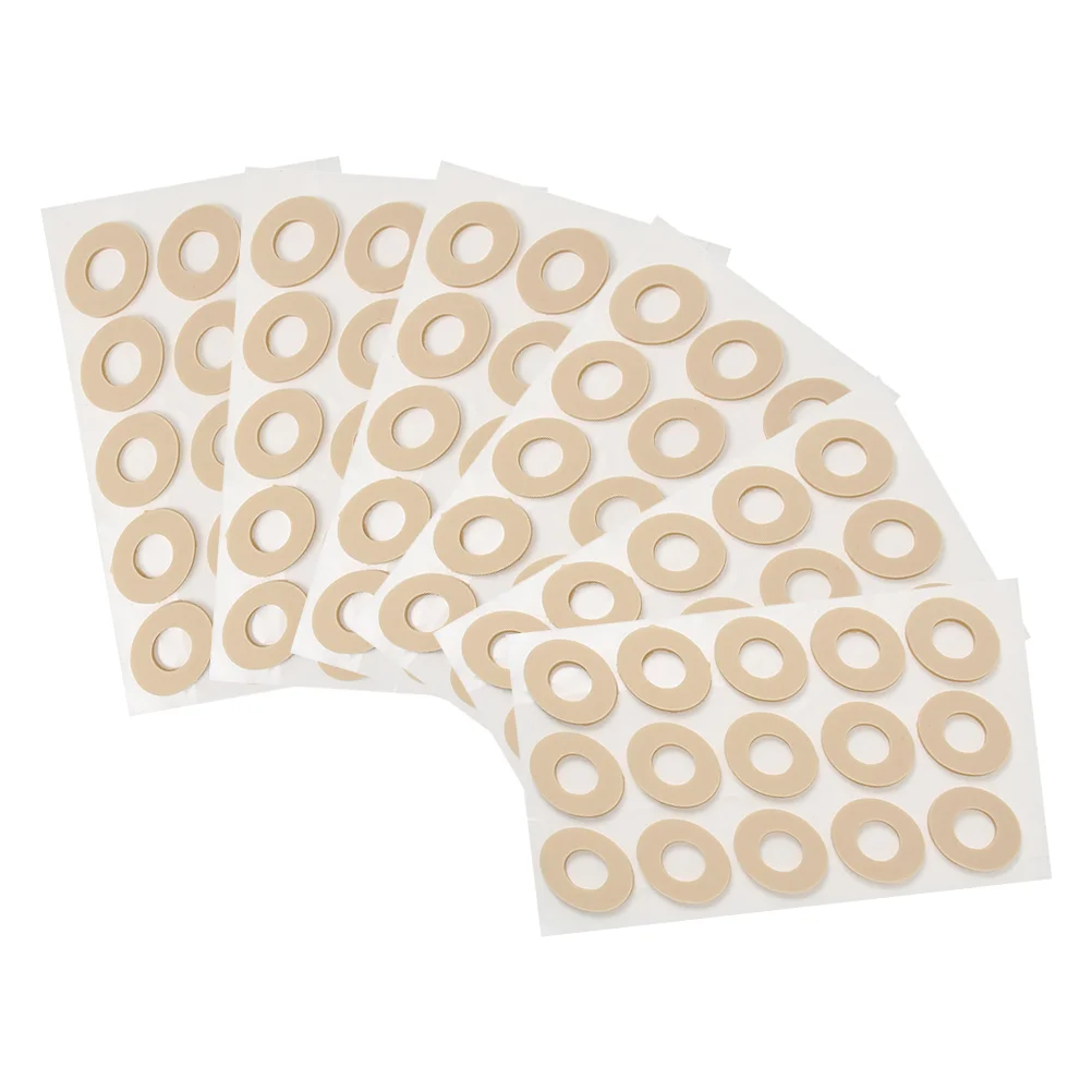 

90 Pcs/6 Latex Corn Stickers Bed Protector Baby Foot Pads Self-adhesive Feet Callus Cushions Remover Non-woven Fabric Toe Paste