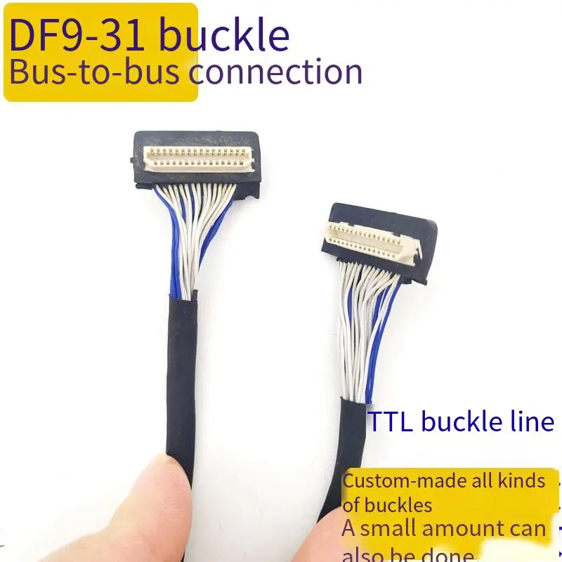 

Female to Female DF9 31P Cable Line 1.0 Pitch TTL 31P to 31Pin DF9 31S Screen Line Cable 31P 31Pin 31S DF9 Screen Cable Line