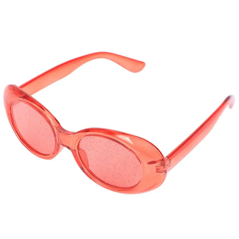 

Sunglasses Women Vintage Oval Glasses Glitter Lenses Eyewear for Men Candy Sunglass S8013