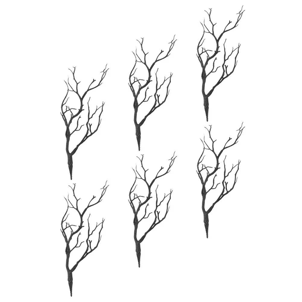 6 шт. поделки украшение на Хэллоуин искусственное растение офис осень поддельные