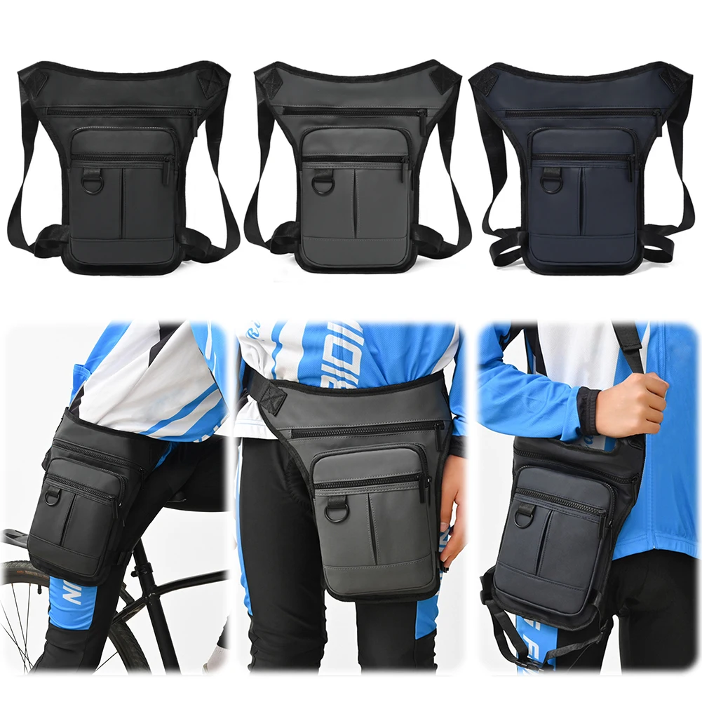 Мужская мотоциклетная боковая сумка для ног большая вместительная гонщика на