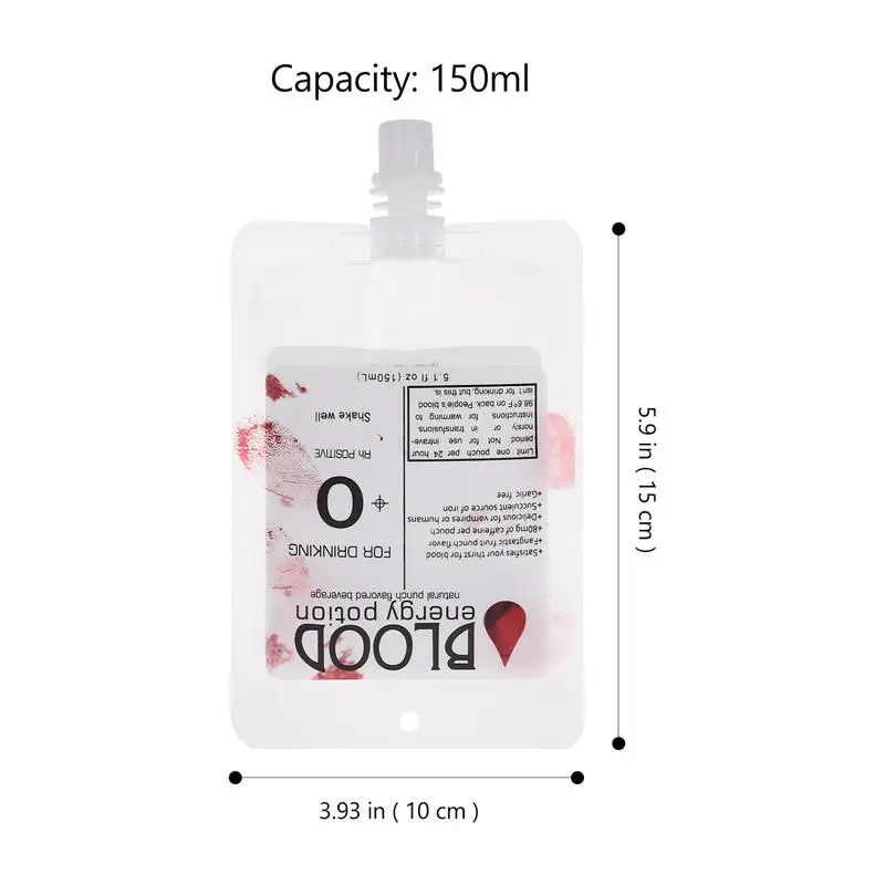 12 шт. сумка насадка для кроввы вампира на Хэллоуин 150 мл плазменных напитков