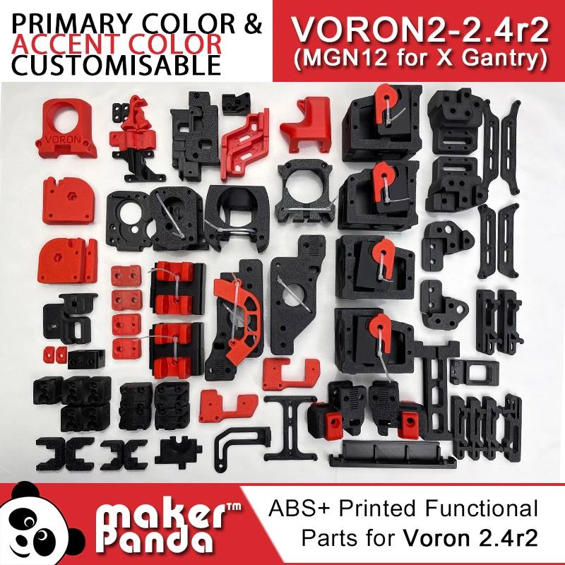 

2023 Voron 2,4 r2 функциональная печатная деталь упаковка eSun ABS + Печатный необходимый комплект для Voron 2 4 DIY 3D Принтер ABS набор деталей