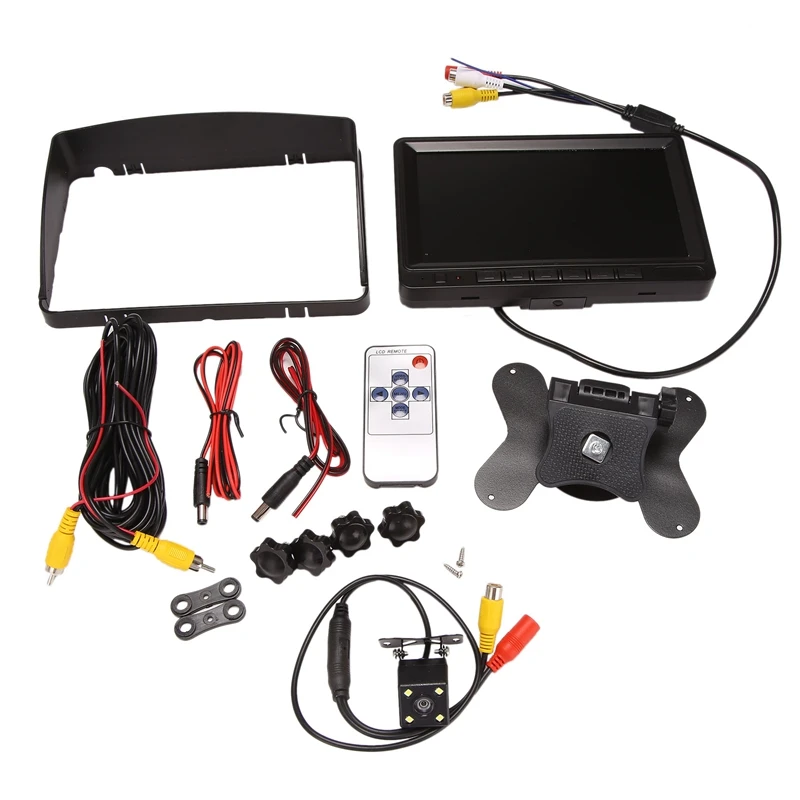 

7 Inch Widescreen 12V-24VDC Car Rear View Camera Monitor Night Vision Reversing Parking Rear View System for Cars