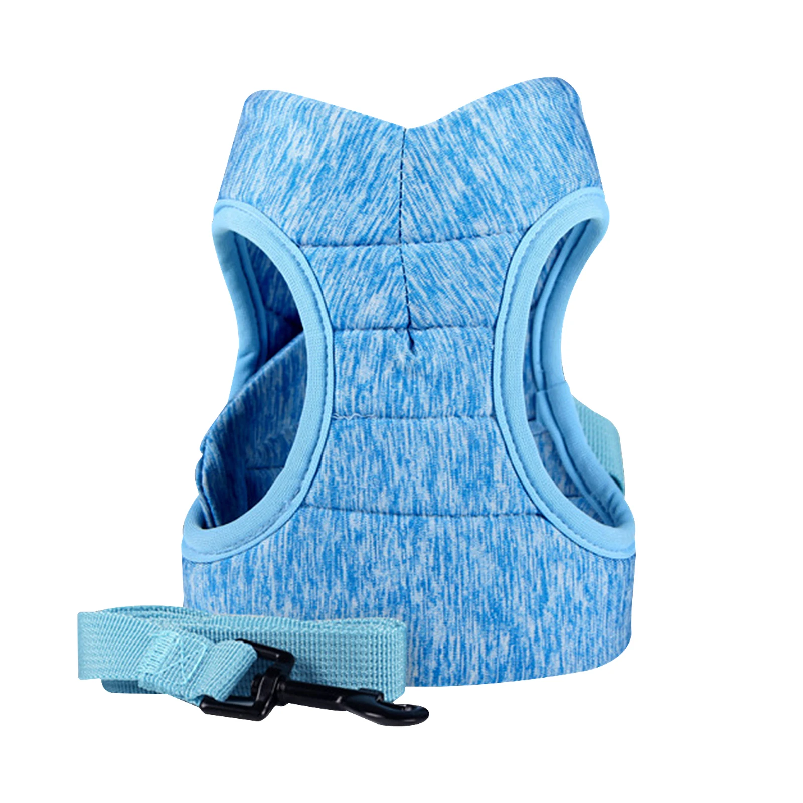 

Жилетка прогулочная с котом, Легкая удобная Регулируемая мягкая уличная шлейка с поводком, с кроликом, дышащий