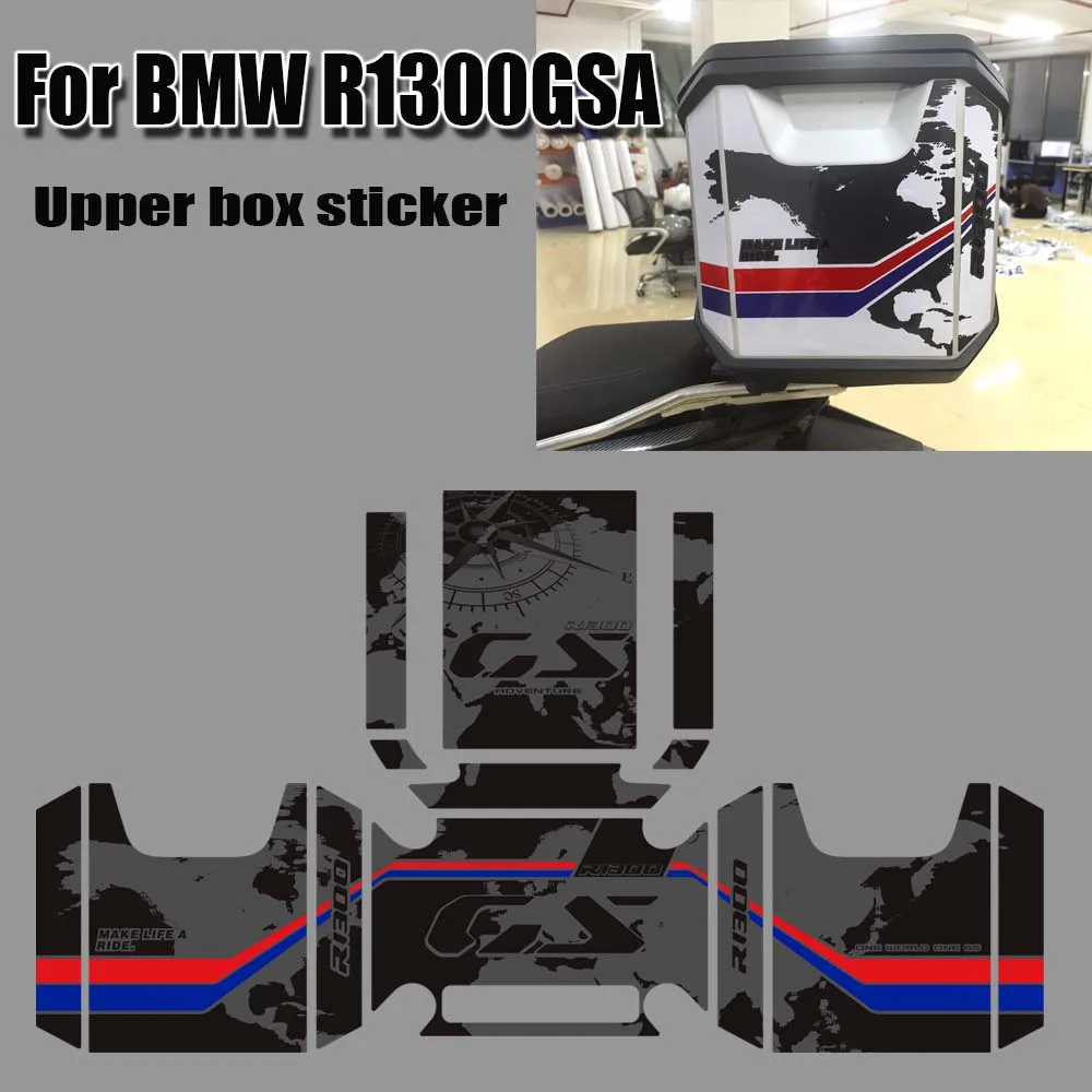 

Для BMW R1300GS R1300 GS R1300 ADV GSA Adventure Rallye багажник багажник кофры алюминиевые чехлы наклейки