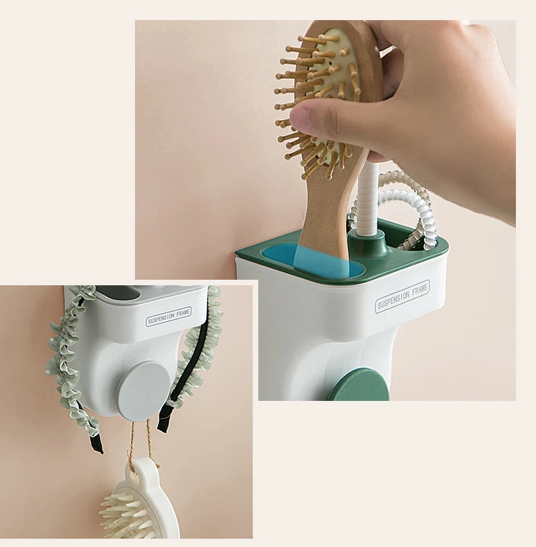 

Hands Free Standing Hair Dryer Holder 360 Degree Rotation Bathroom Shelves Storage Rack Universal for Hairdryer Stand Wall Mount