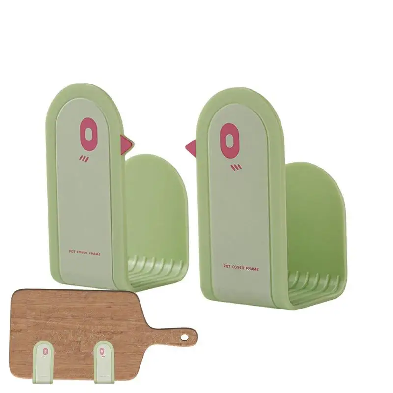 

Pan Cover Rack Lid Holder Improve Space Utilization Wall Mounted Organizers And Storage Easy To Clean Pot Holder To Hold Pan Lid