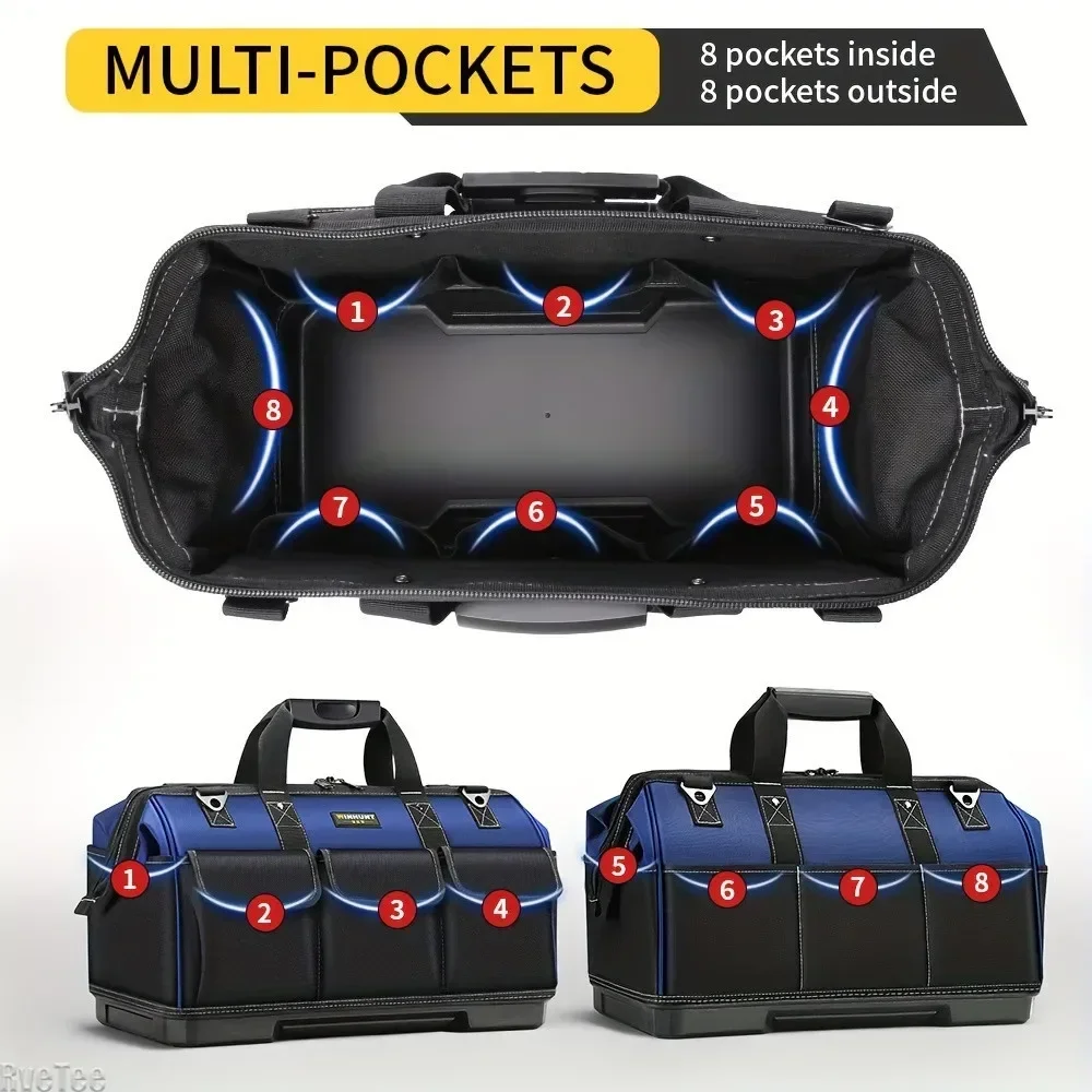 НОВАЯ утолщенная оксфордская сумка для инструментов сверхпрочная пластиковая с