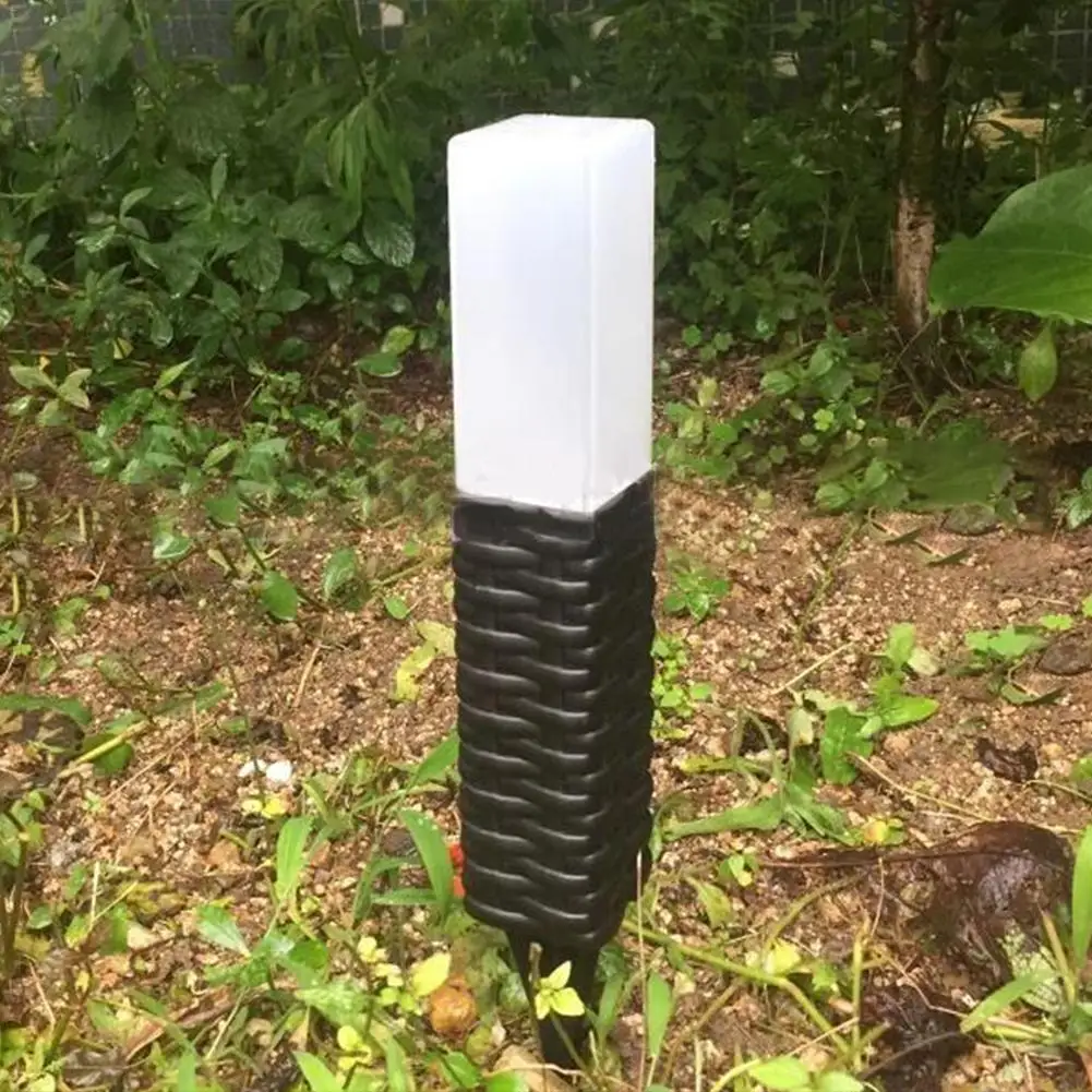 Modern New LED Bollard Lawn Light for Landscape Garden Courtyard Yard Square Outdoor Road Path Decorative Solar Post Pillar Lamp
