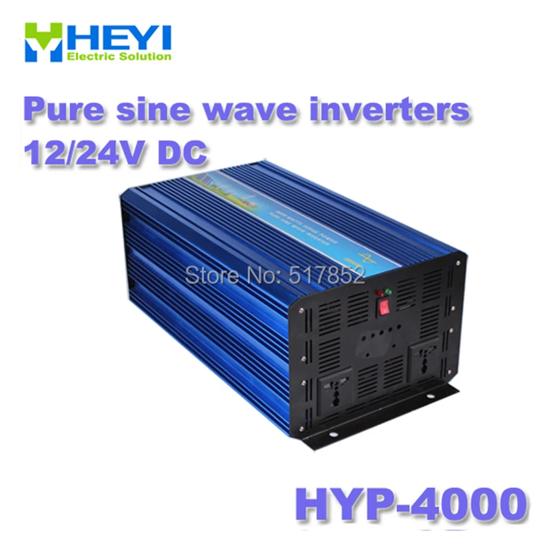 

pure sine wave inverters HYP-4000 INPUT 12/24V 50/60Hz AC OUTPUT 4000w inverter Soft start Carton packing