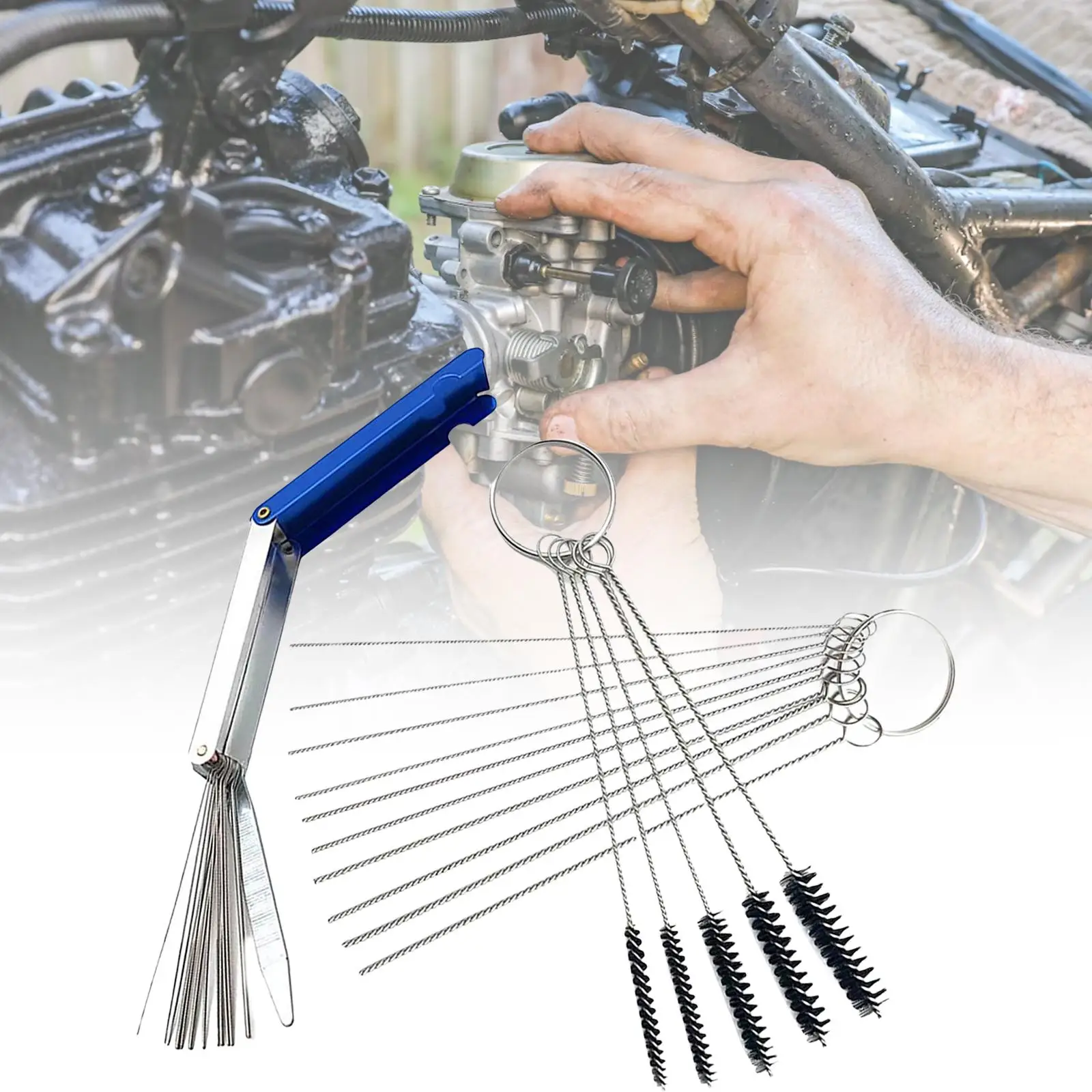 Набор инструментов для чистки карбюраторов прочные аксессуары удаления грязи