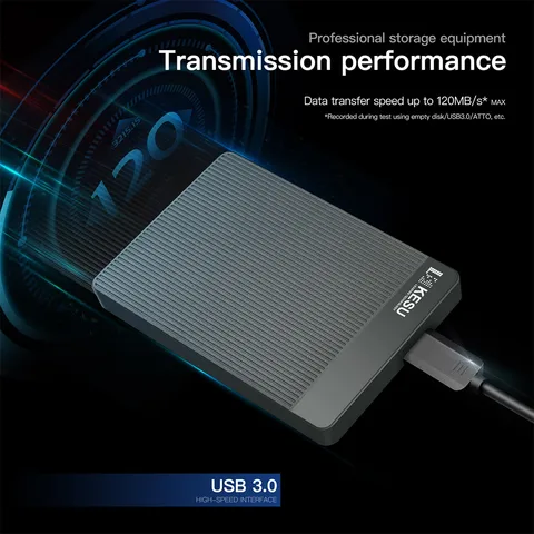 KESU Портативный внешний жесткий диск 500 ГБ/1 ТБ/2 ТБ HD памяти USB HDD устройство хранения жесткого диска съемный настольный ноутбук компьютер