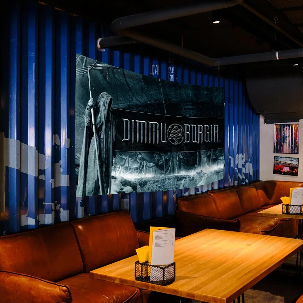 Норвежская симфоническая черная металлическая лента гобелен Dimmu Borgirs рок музыка