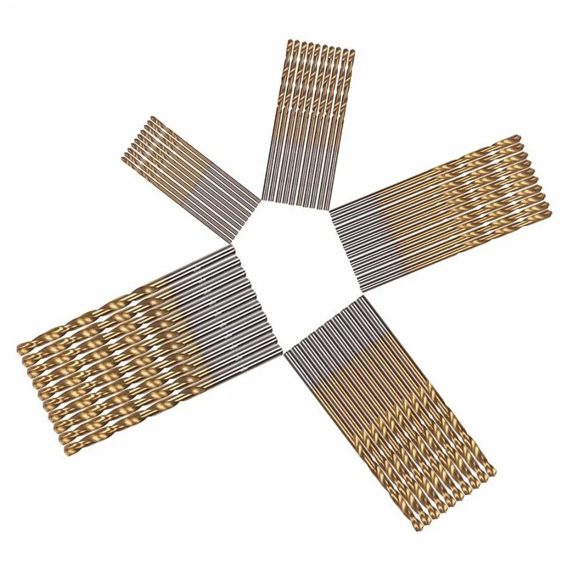 Спиральное сверло с титановым покрытием