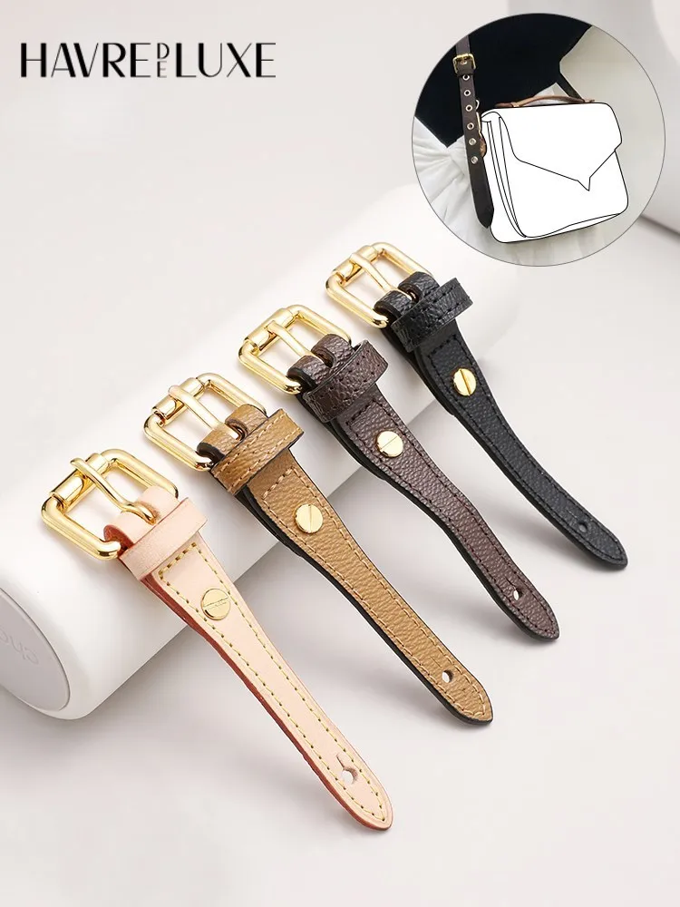 Presbyopic Messenger Bag Strap Accessories Leather Shoulder Shorten Part Adjustable Buckle Women's DIY Bag Straps For Crossbody