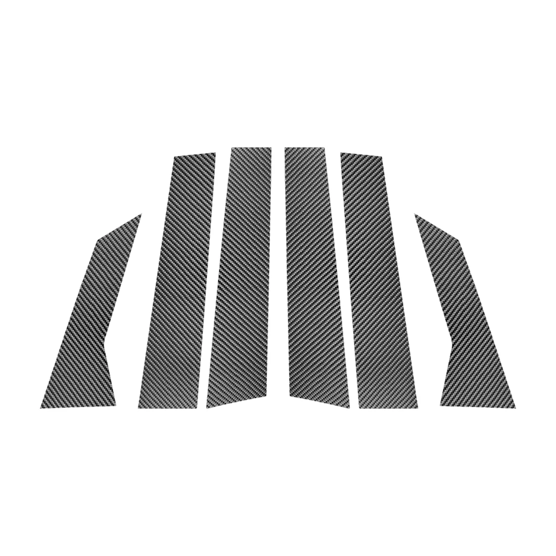 

Наклейка на автомобильное окно из углеродного волокна B C, отделочная Крышка для Audi- A3L 2021 2022, внешняя