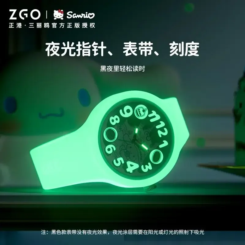 ZGO Sanrio Cinnamoroll Joint водонепроницаемые спортивные часы для девочек подарки на день