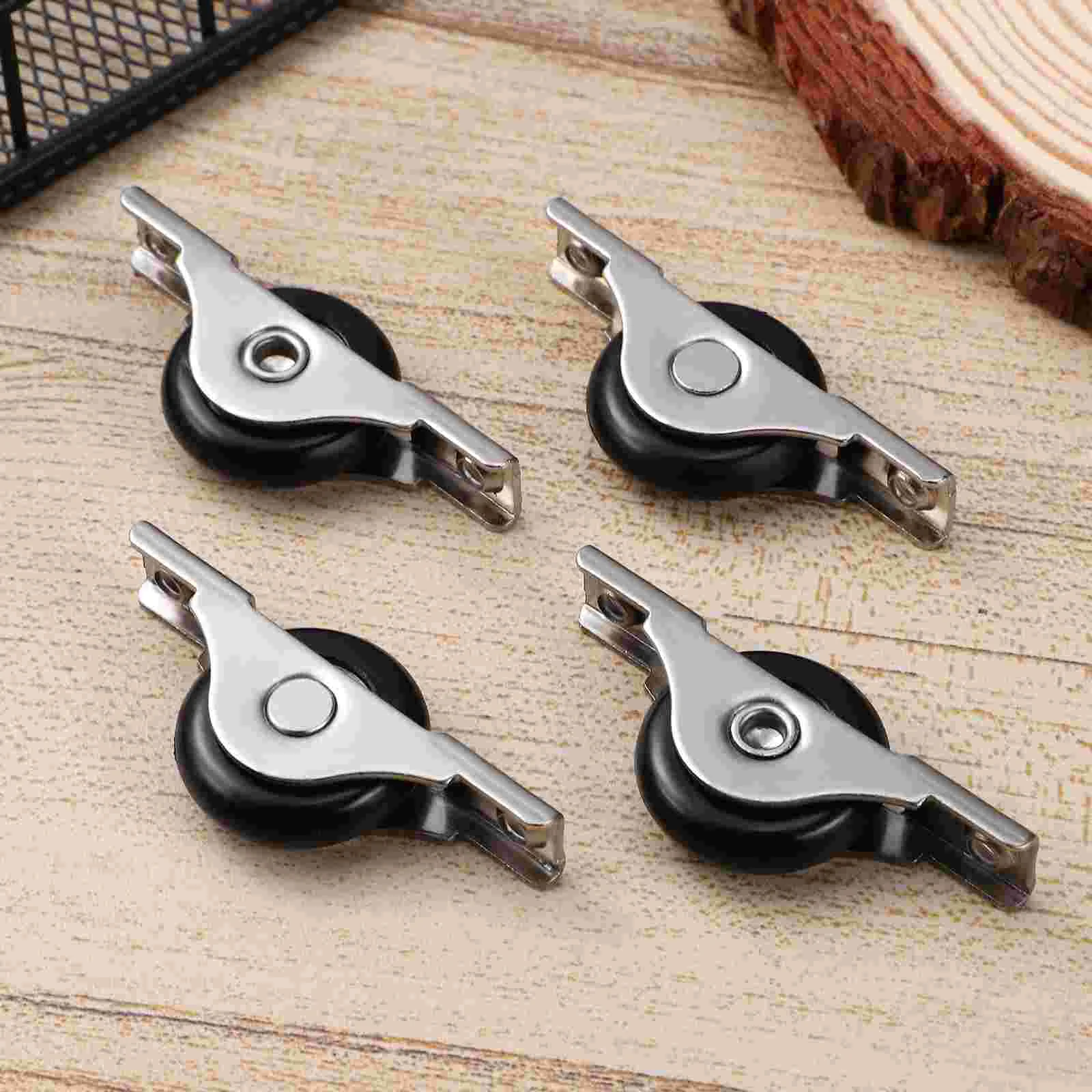 4 шт. колесо прокрутки ролик для двери шкафа раздвижная дорожка колеса гардероба