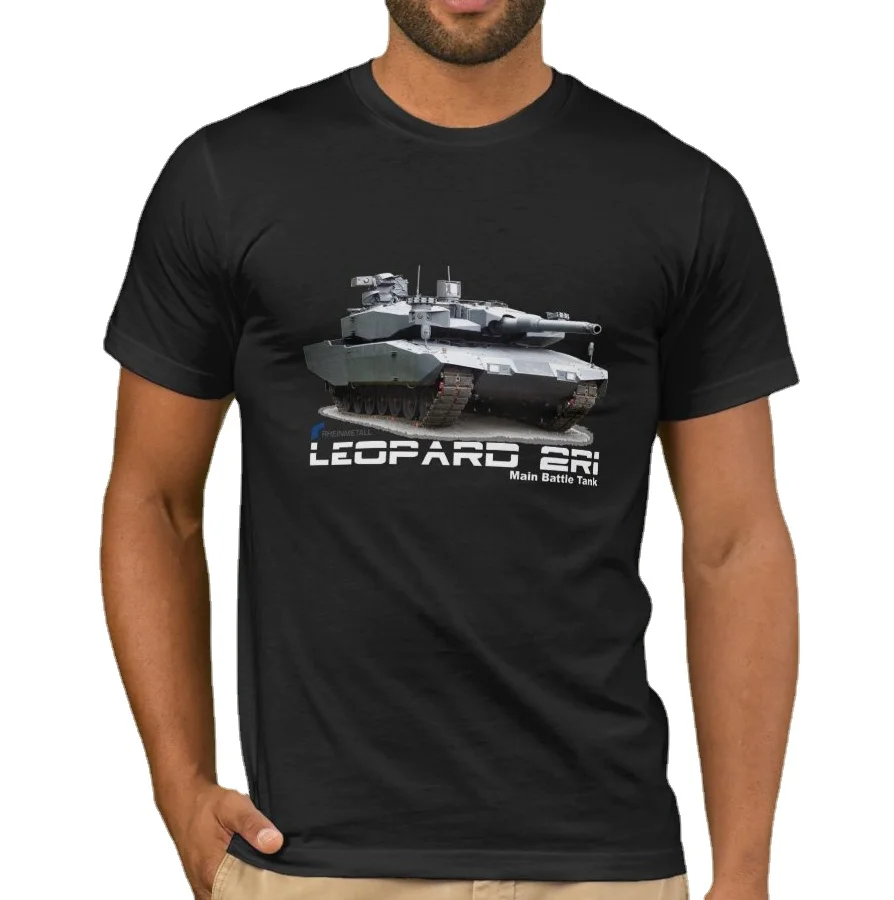 

German LEOPARD 2 Revolution Main Battle Tank T-Shirt. Summer Cotton Short Sleeve O-Neck Mens T Shirt New S-3XL