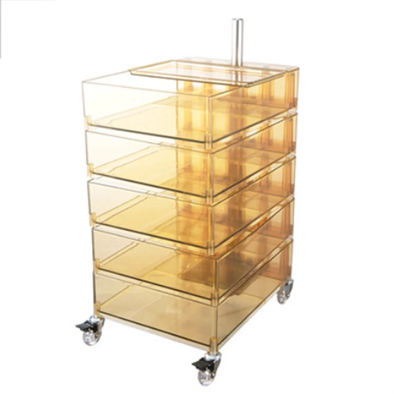 Элегантные книжные шкафы на колесах акриловые витрины для растений гостиной