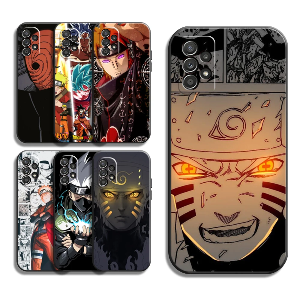 

Naruto Sasuke Cartoon Phone Cases For Samsung A31 A32 A51 A71 A52 A72 4G 5G A11 A21S A20 A22 4G Soft TPU Back Cover Funda Coque