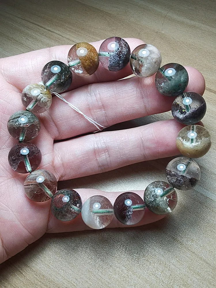 Натуральный бразильский цветной браслет-призрак для мужчин и женщин четыре