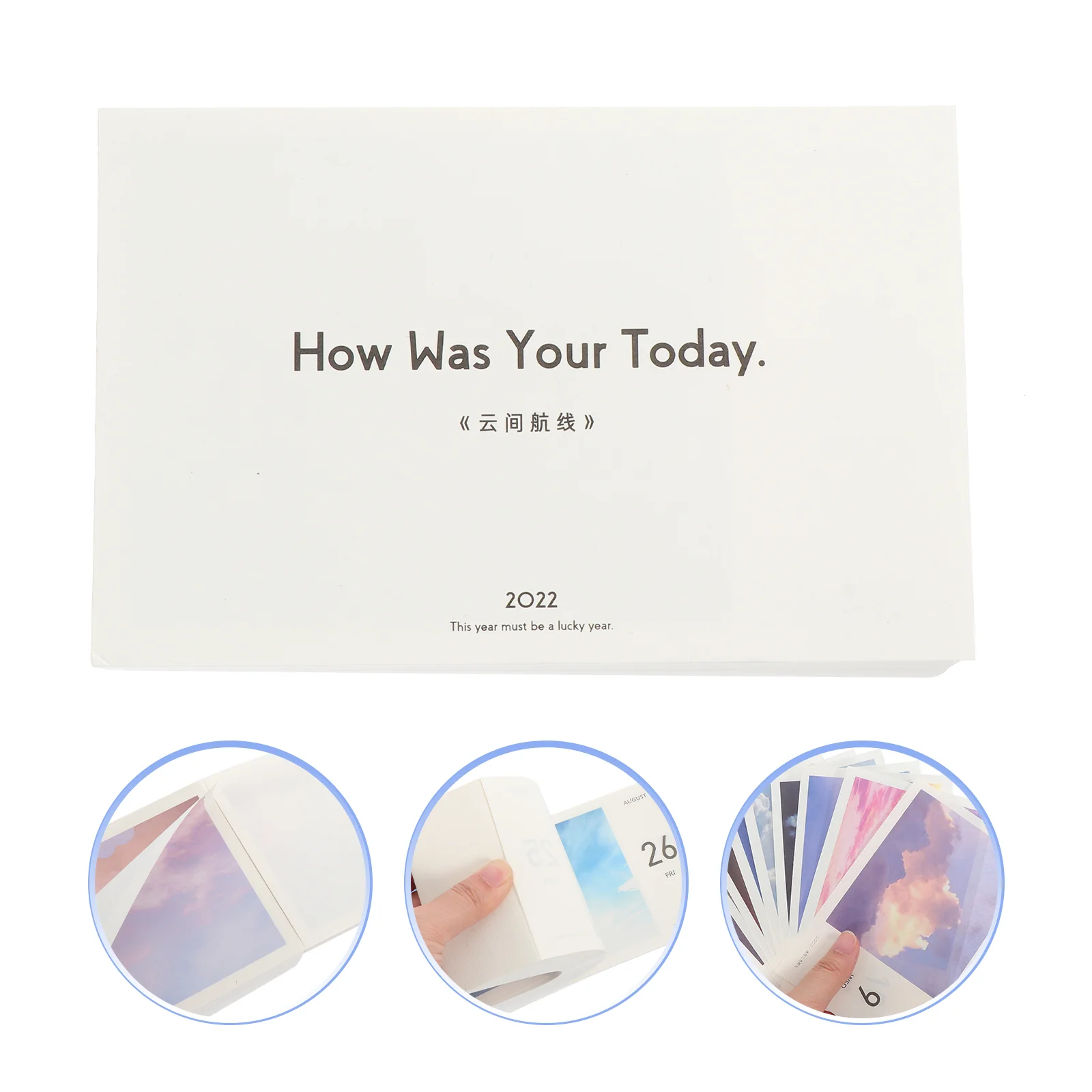

1pc Writable Day Cloud Pattern Calendar for Planners Reminders Message