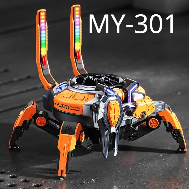 

Bluetooth-Колонка MY-301 Беспроводная с сабвуфером, Hi-Fi-звуком и RGB-подсветкой