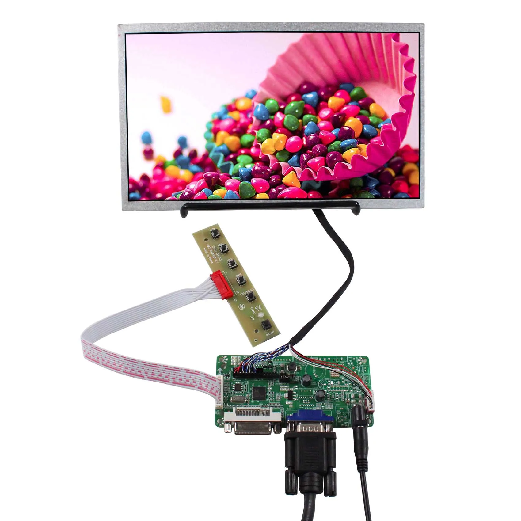 

DVI VGA LCD Controller Board 10.1inch 1366x768 LCD Screen