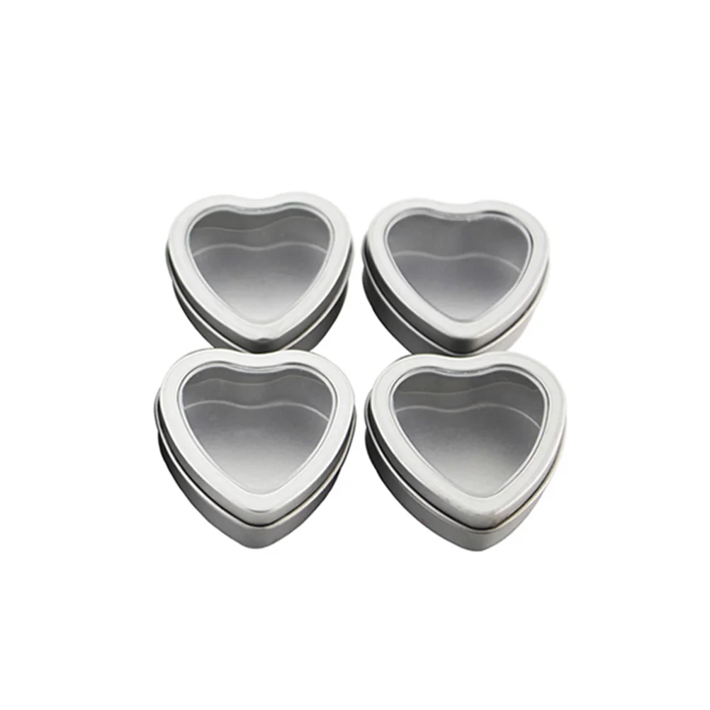 

Box Wedding Gift Tin Heart Container Storage Candy Metalfavor Decorative Wrapping Tins Jarsample Making Tea Shaped Boxeslids