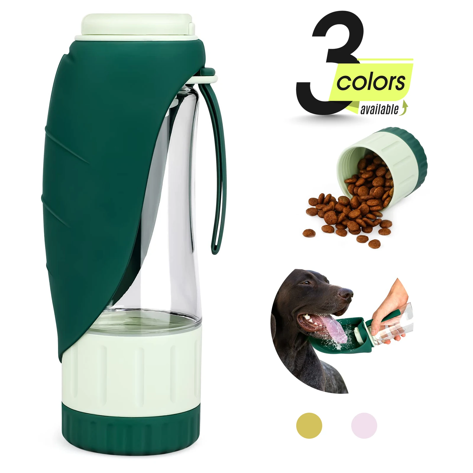 

Dogs Portable Water Bottle Pet Foldable Silicone Leaf Bowls Feeder For Small Dog Cat Labrador Retriever Outdoor Dispenser PBW241