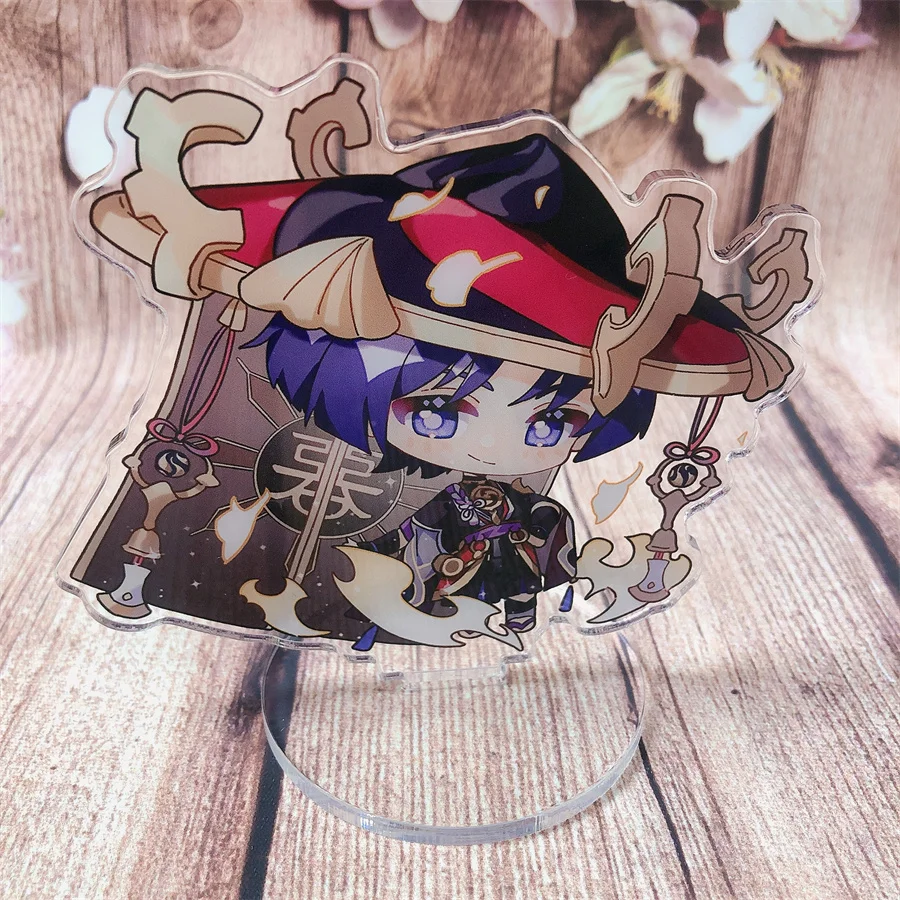 

Anime Game Genshin Impact Yae Miko Scaramouche Arataki Itto Stand Plate Figure Character Model Prop