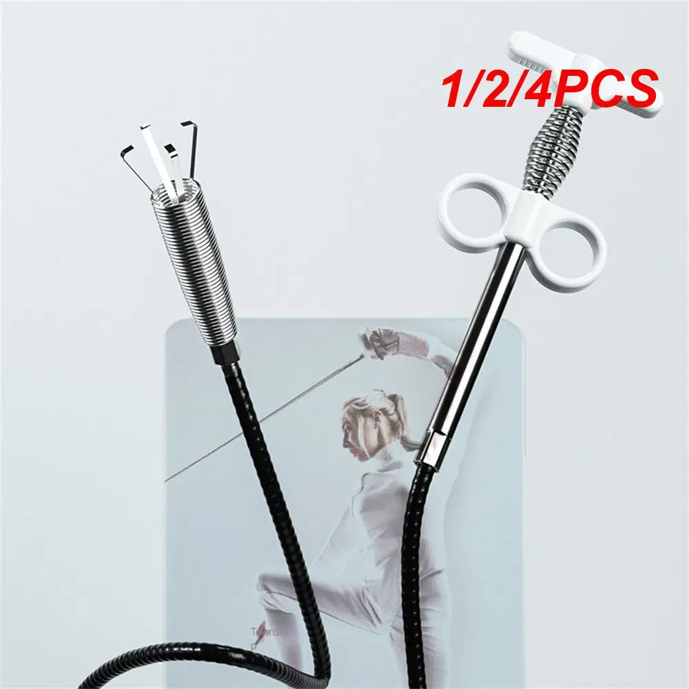 

1/2/4PCS 60inch Snake Spring Tube Unblocker Sink Drain Spring Pipe Dredging Tool Sewer Cleaning Unblocker Kitchen Bathroom