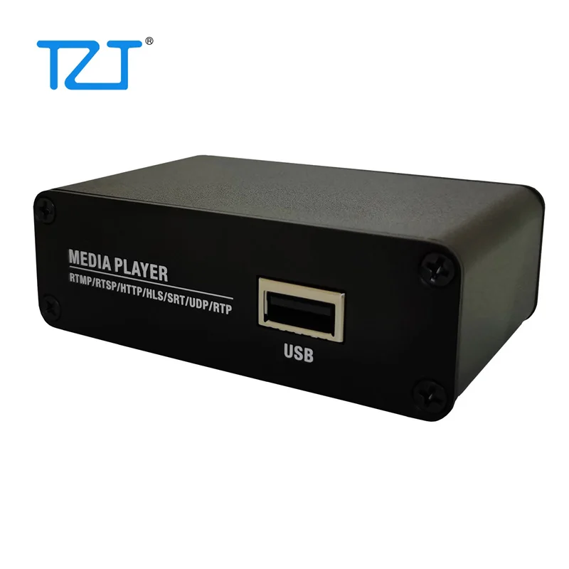 Фото USB-стример TZT для прямой трансляции видео, мультимедийный плеер с поддержкой USB, аудиоплеер ДЛЯ TS/HLS/FLV/RTSP/RTMP/RTMPS/UDP/RTP/SRT №2