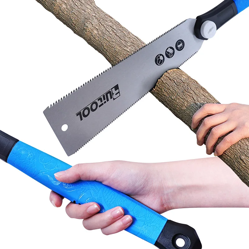 10-дюймовая японская ручная пила Ryoba с двойной кромкой ручная пила для тонкой резки 6-10/18 TPI инструмент для резки дерева для деревообработки 10-дюймовая японская ручная пила Ryoba с двойной кромкой ручная пила для тонкой резки 6-10/18 TPI инструмент для резки дерева для деревообработки