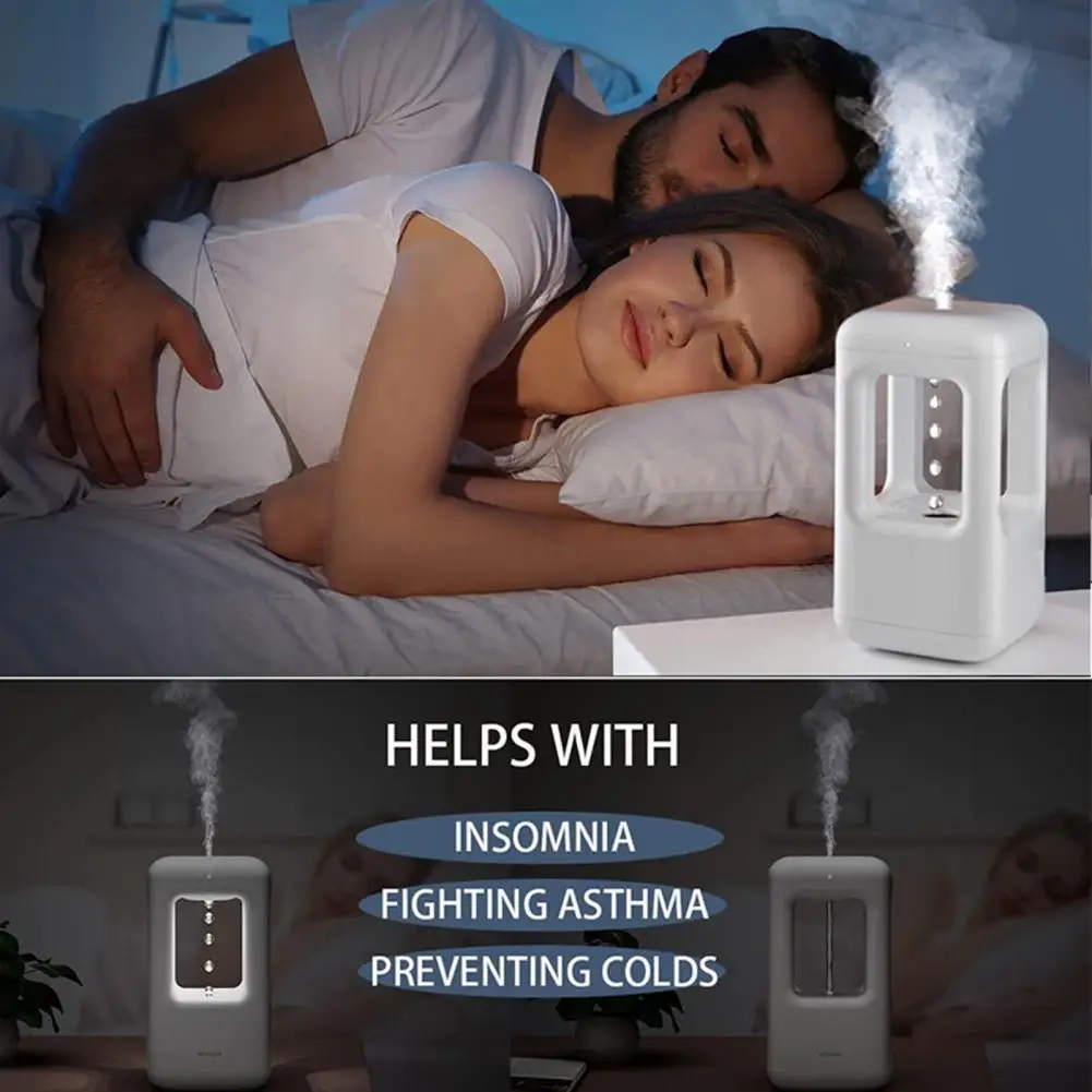 

Air Humidifier White Anti-gravity Humidifier Lightweight Rapid Humidification Useful Cool Mist Air Diffuser