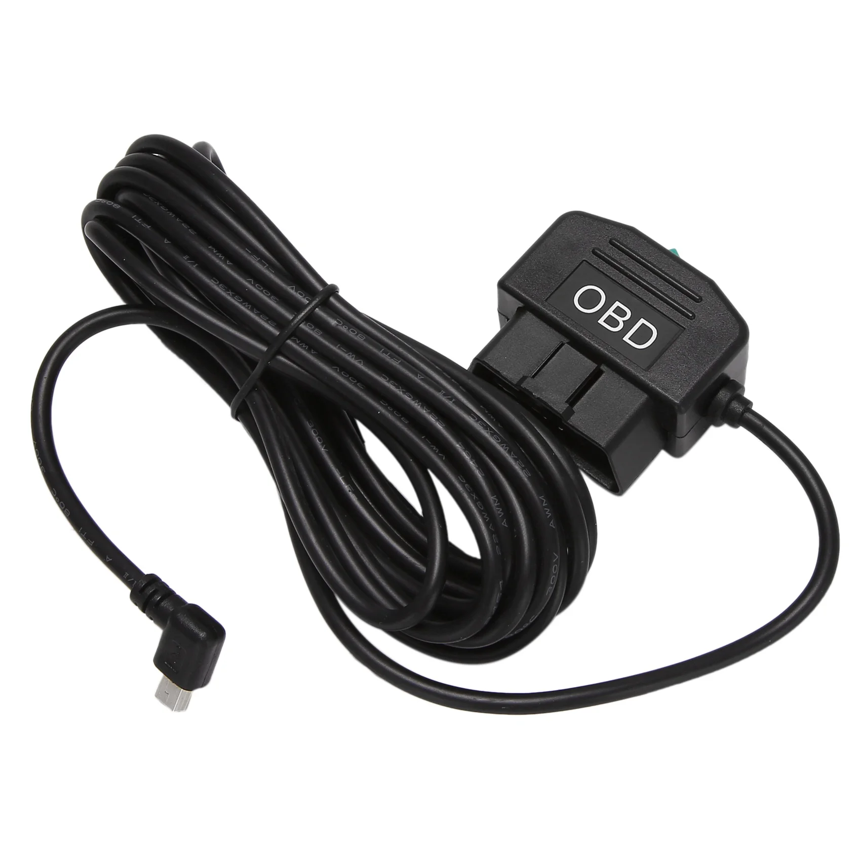 Выход 5 В 3 А USB-порты автомобильный адаптер OBD блок питания кабель метра линия