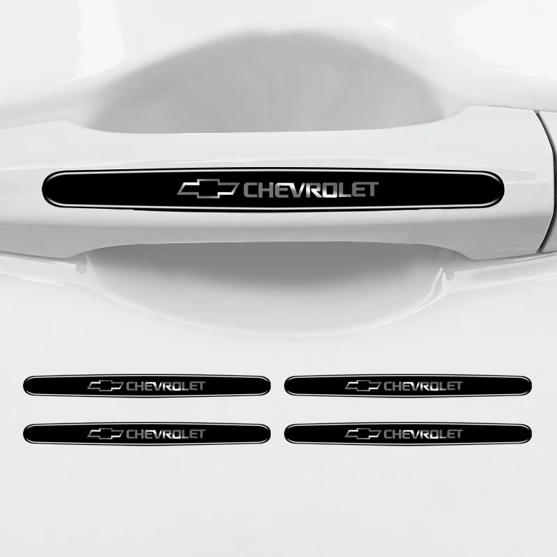 

4/8 шт. защитные наклейки на дверную ручку автомобиля против царапин для Chevrolet Cruze Malibu Sail Spark Captiva Equinox Trax/Tracker Lova