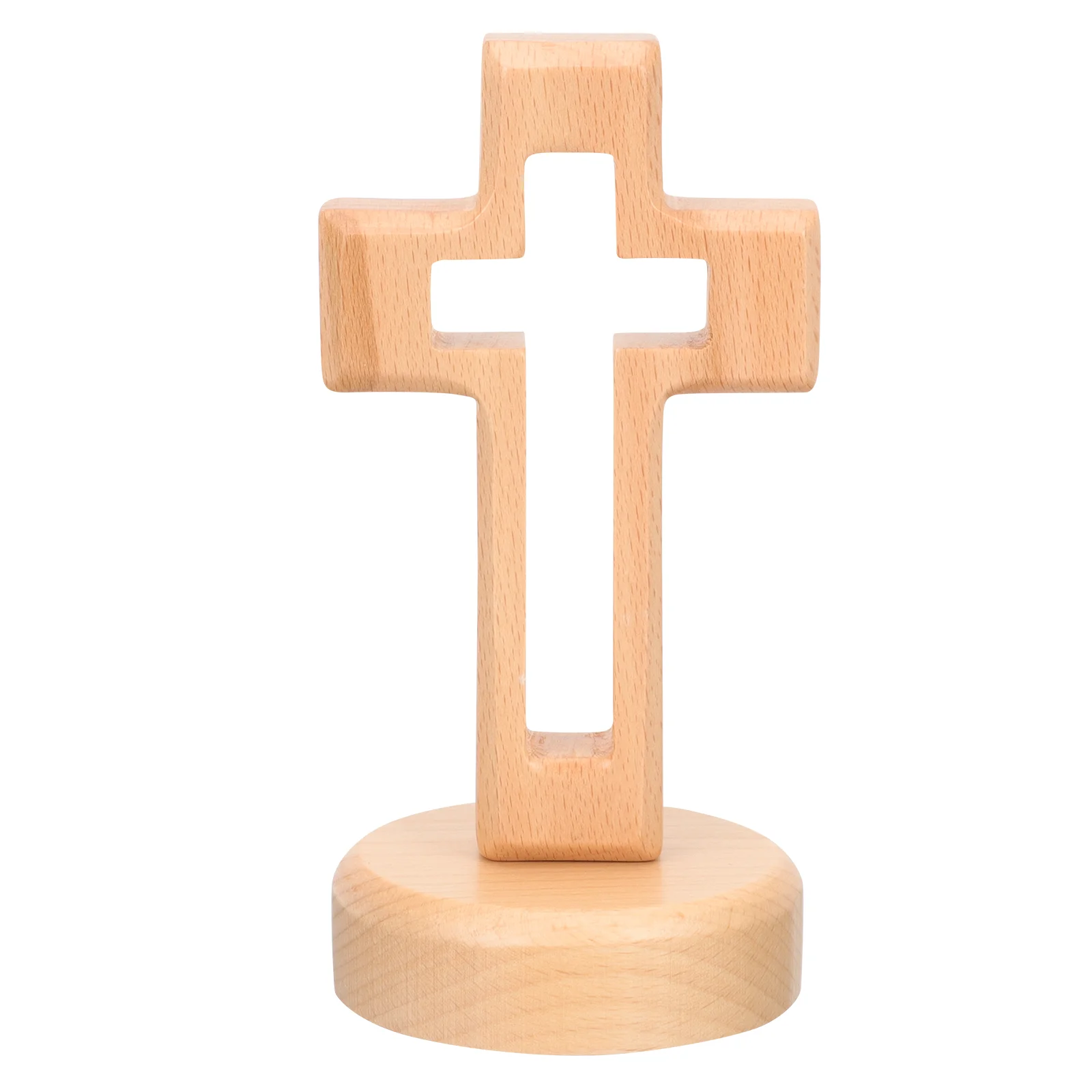 

Religious Cross Ornaments Catholic Wood Crucifix Para Mesa Jesus Rustic Table Wooden Standing Statue
