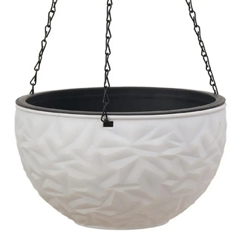 

Flower Hanging Basket Double-Layer Pots For Hanging Plants Planters Indoors And Outdoor With Matte Texture Pot For Garden