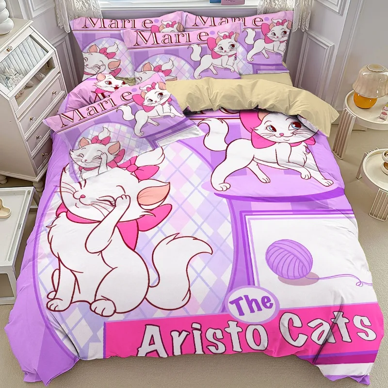 Набор из 4 простыней и для девочек комплект трех предметов с изображением