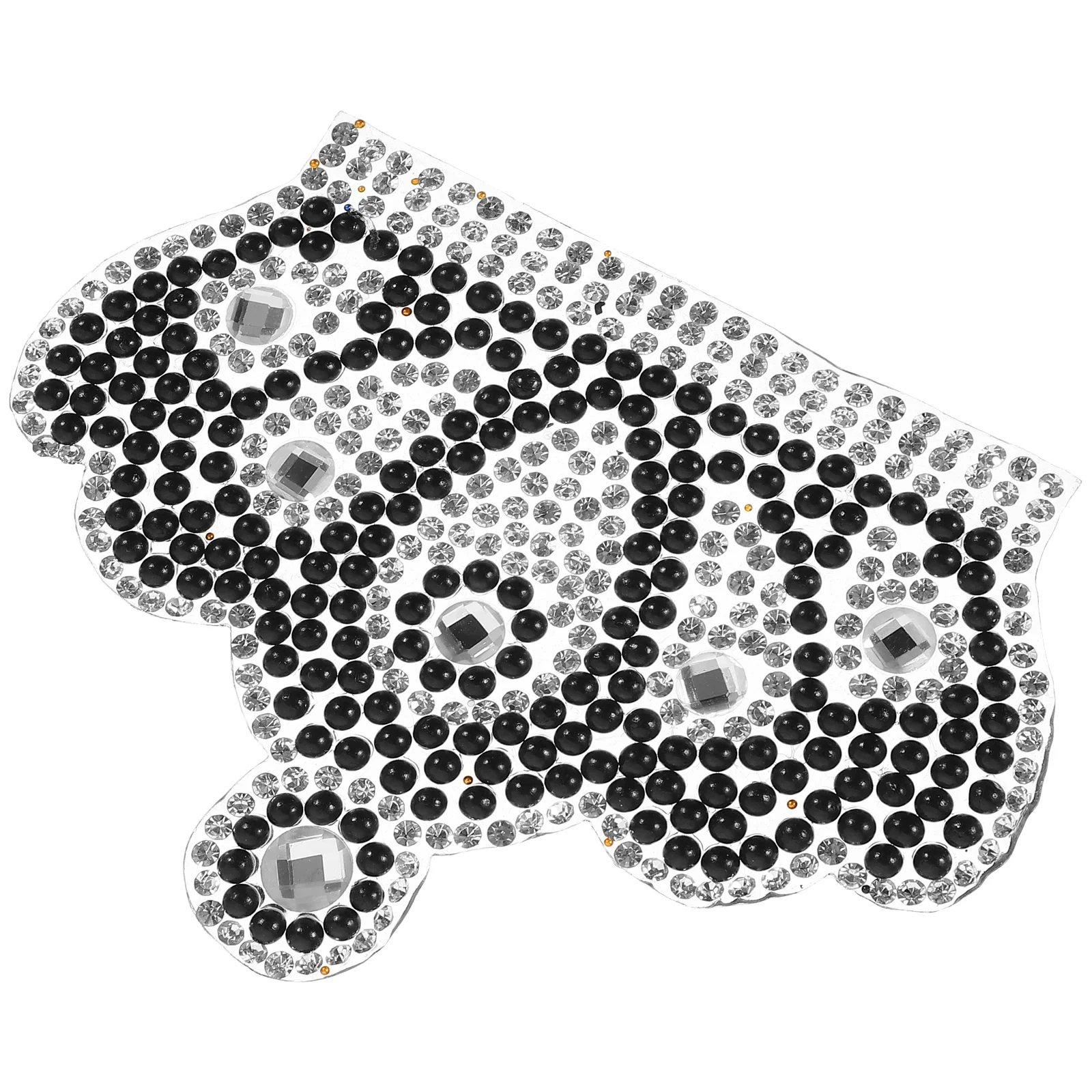 

Decorative Stickers Repair Clothes Patch Crown Shaped Cowboy Jacket Crystal Applique Rhinestones Resin DIY Patches