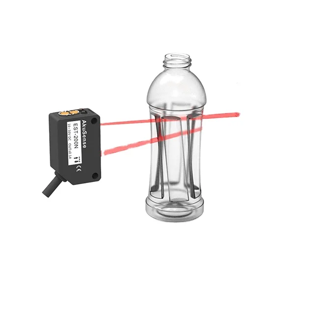 

Photoelectric laser retroreflective 1.5m/4.9 foot transparent detection optic opto electronic prox sensor