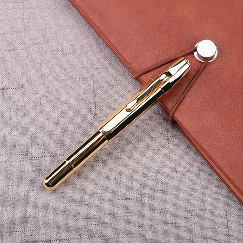 Ручка перьевая классическая тяжелая металлическая винтажная в деловом стиле