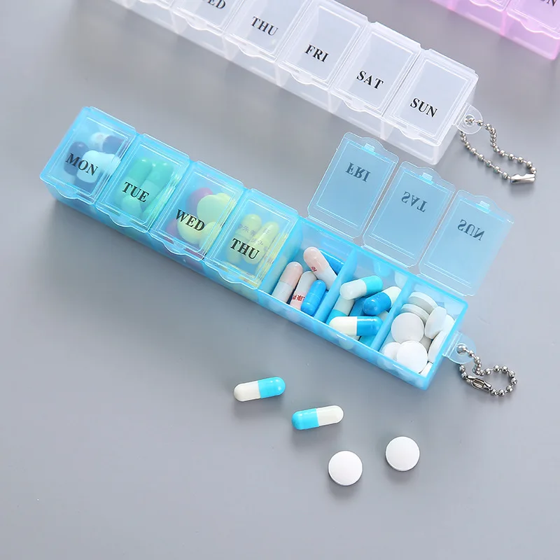 7 dni Pill apteczka tygodniowa porcja tabletek uchwyt do przechowywania organizator pojemnik Case pudełko na pigułki Splitters 3 kolory futerał na pigułki organizator 4 7 dni Pill apteczka tygodniowa porcja tabletek uchwyt do przechowywania organizator pojemnik Case pudełko na pigułki Splitters 3 kolory futerał na pigułki organizator 4